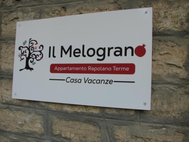 Appartamento Il Melograno Раполано Терме Екстериор снимка